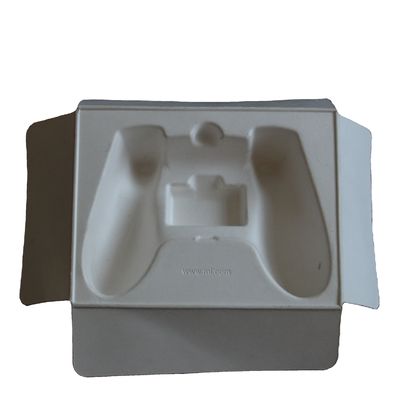 100% Biodegradable Molded Cardboard Packaging Tray For Cosmetics Electronics