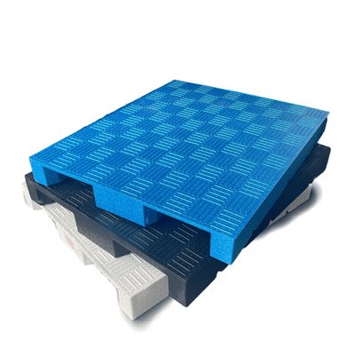 Heavy Duty Plastic Pallet Freezer Spacer EPP Foam Pallet 2 Way Entry