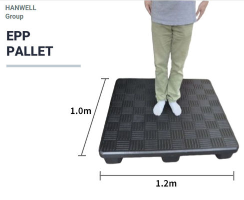Moisture Proof Single Faced EPP Pallet Recyclable 1200*1000*150mm Euro Plastic Pallet