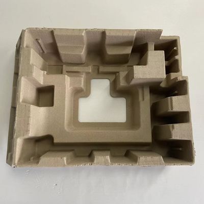 Moisture Resistant Molded Fiber Pulp Boxes Beverage Carriers Food Trays