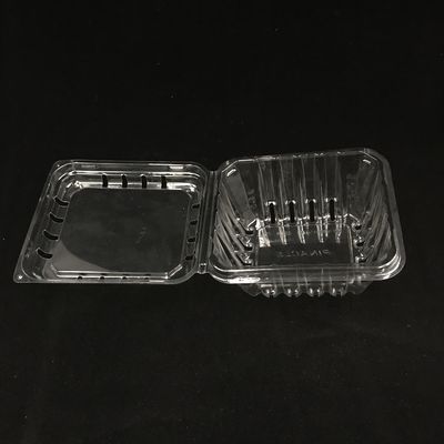 24*18*8cm Clear Disposable Fruit Packaging Plastic Boxes With Lids