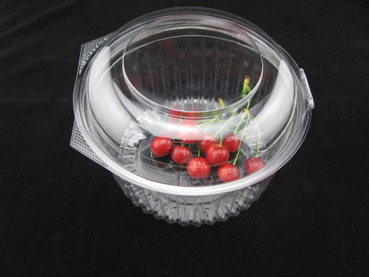 Salad Clamshell Packaging Plastic Food Storage Container 17oz