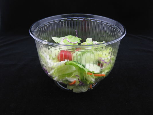 Clear Disposable Salad Containers Bowls With Lids 18oz 48oz 64oz