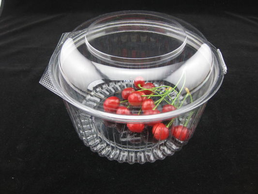 Food Grade Plastic PET Biodegradable Clamshell Food Containers 8oz 12oz 16oz