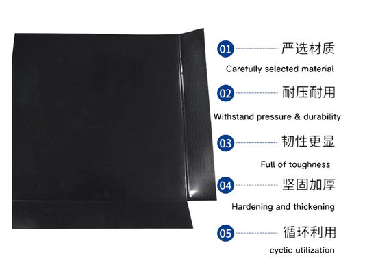Rectangular HDPE Plastic Slip Sheets Pallet Sheets Plastic 2 Way Entry