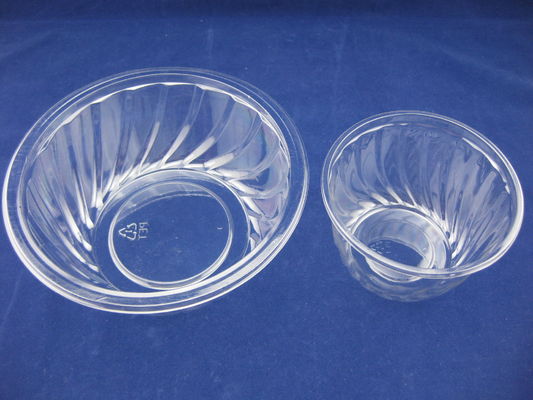 Salad Clamshell Packaging Plastic Food Storage Container 17oz