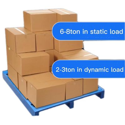 High Stackability Plastic Pallets Bule / Black / White Color 120*100*15cm