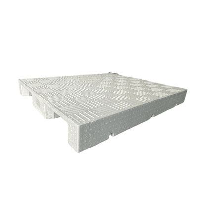 High Load Capacity Food Grade Blue / Black / White Plastic Pallets 120*100*15cm